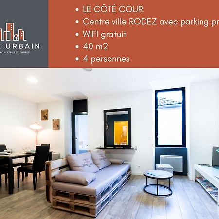 Appartamento Le Cote Cour Rodez Esterno foto